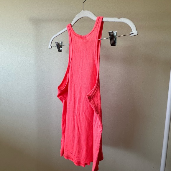 Free People Hot Pink Tank Top Size Medium - barely worn - Picture 4 of 6